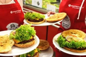 Drei der leckeren Power Burger von Stefan Marquard