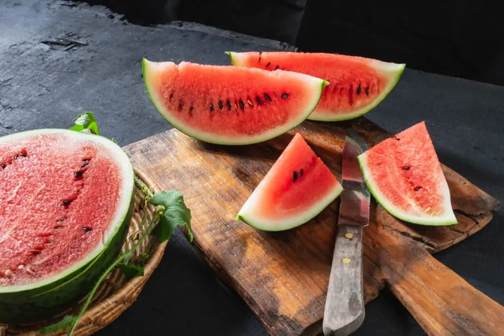 geschnittene Wassermelone